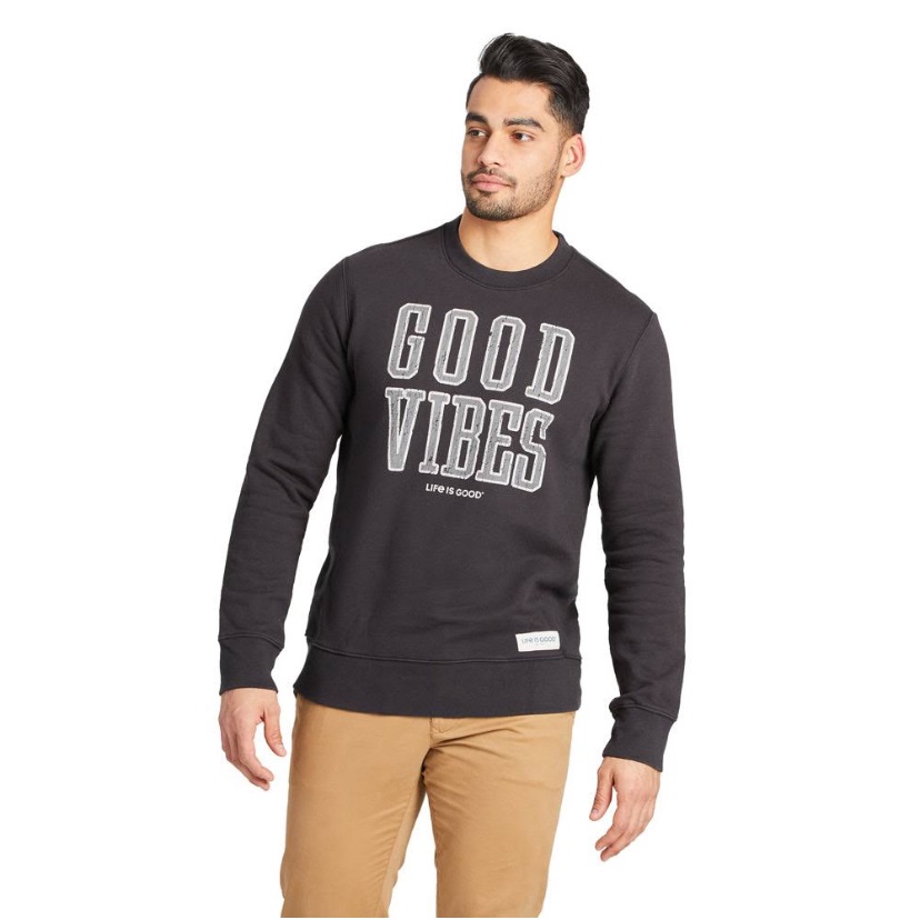 Good Vibes Crew Neck Seeatshirt